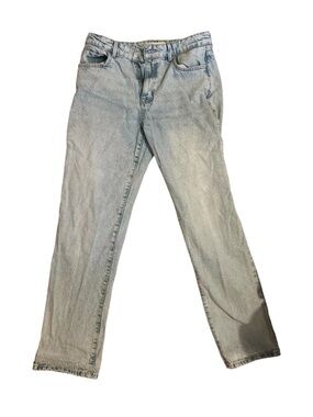 Zara Light Blue Washed Denim Jeans